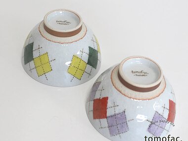 アーガイル　茶碗